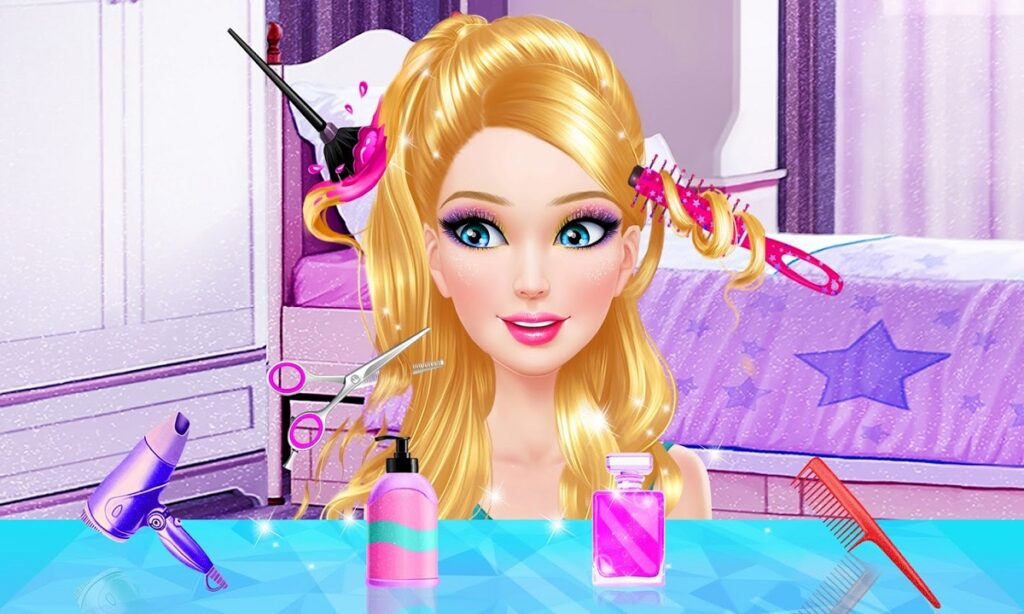 ألعاب بنات مكياج وتلبيس 2021 لعبة Fashion Doll Makeup Dress up