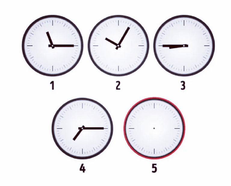 حل لغز رقم ٥ وأكتشف كم الوقت المتبقي في الساعة ليظهر بالصورة الخامسة