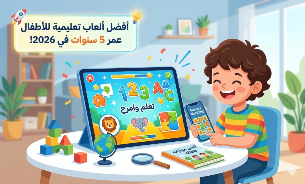أفضل ألعاب تعليمية للأطفال عمر 5 سنوات ستغير مهارات طفلك 2026 1 أفضل ألعاب تعليمية للأطفال عمر 5 سنوات ستغير مهارات طفلك 2026